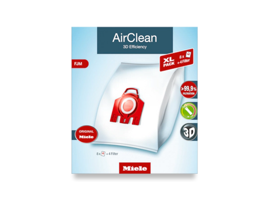 Miele XL-Pack AirClean 3D Efficiency FJM (8 bags 4 filters)