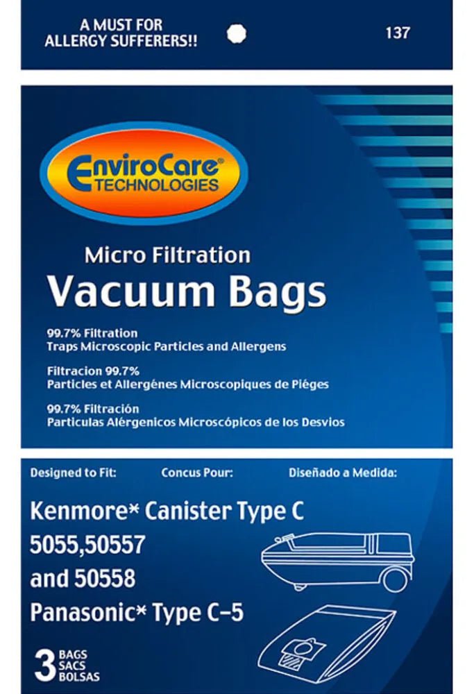 Kenmore 3pk 5055 Bags - Vacuum Doctor