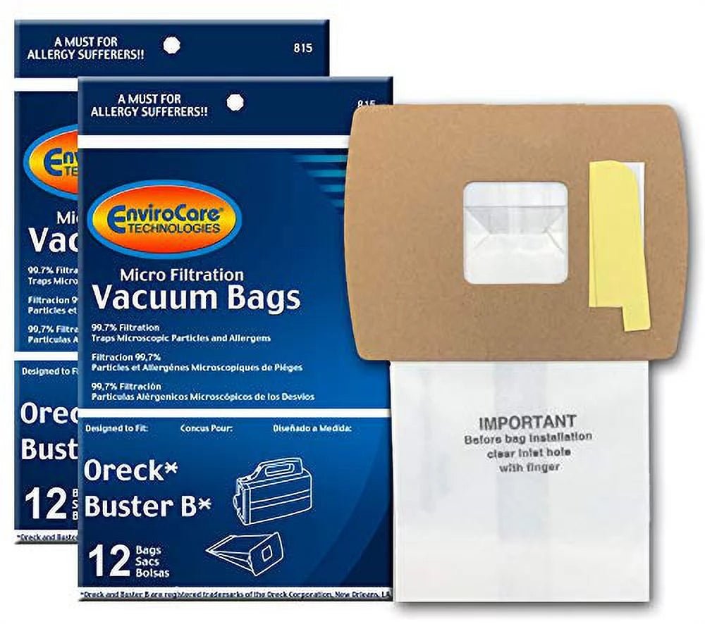 Oreck Buster B Bags EVC - Vacuum Doctor