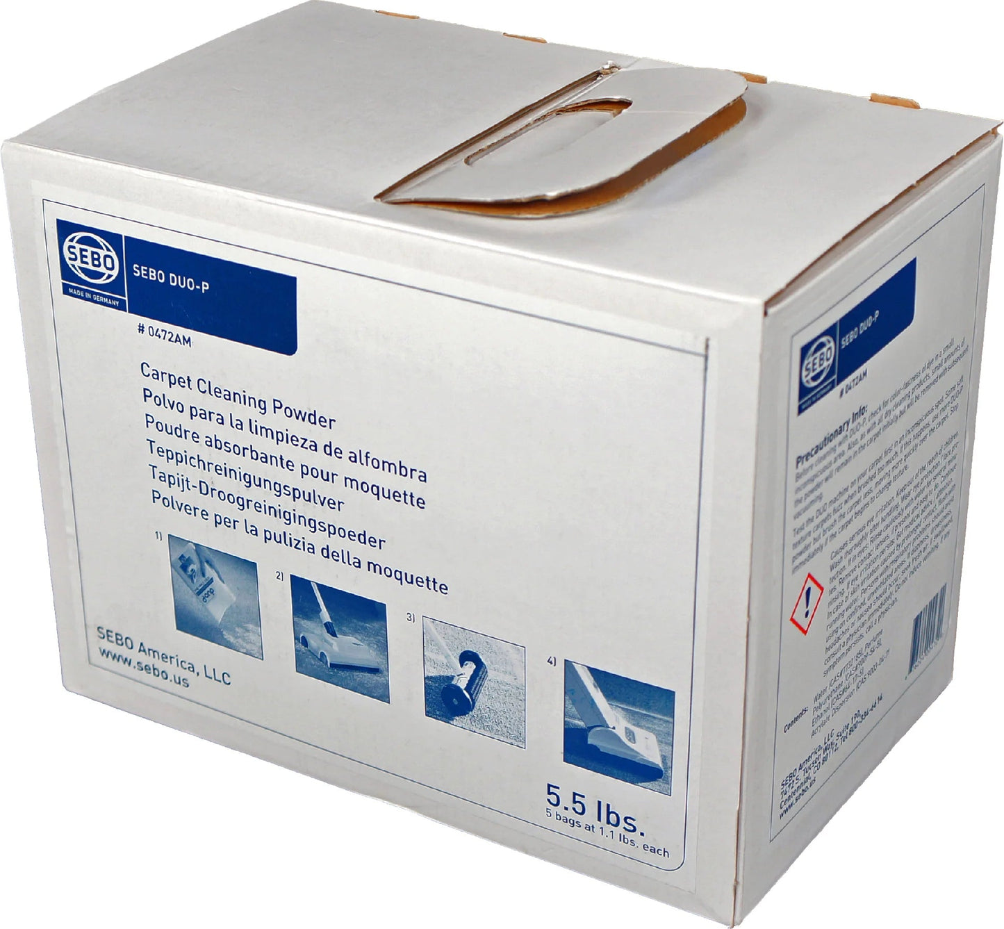 Sebo Duo - p Powder 5.5 - Vacuum Doctor