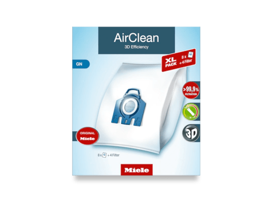 Miele Airclean 3D Efficiency GN Bags (8 bags 4 filters) - Vacuum Doctor